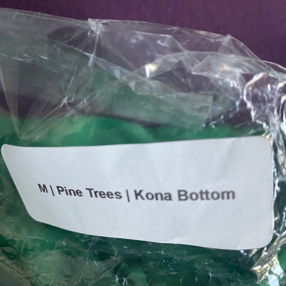 Fused Hawaii Kona Bottom “pine trees” bikini bottom - Picture 5 of 8